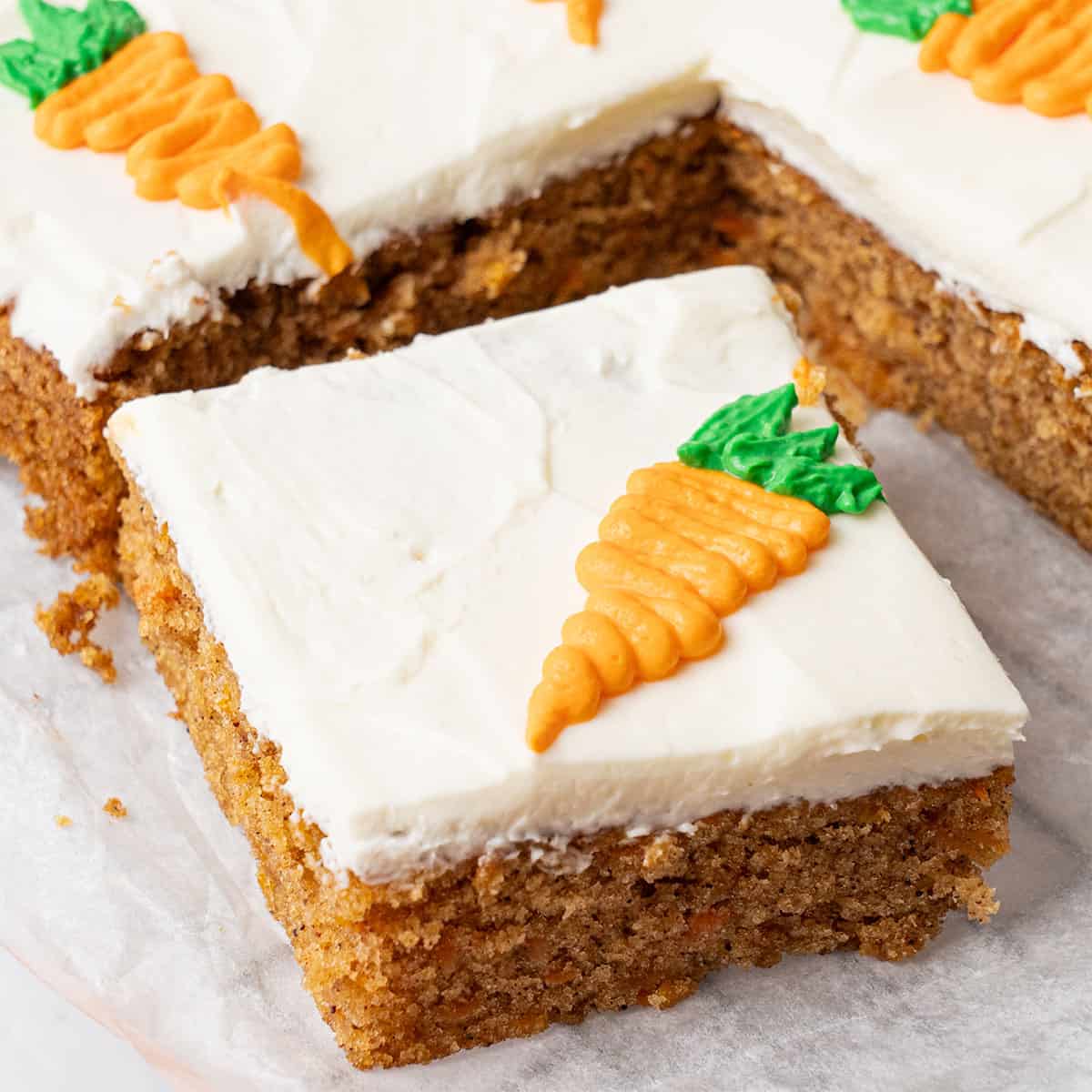 Secrets to a Super Moist Carrot Sheet Cake with Cream Cheese Frosting